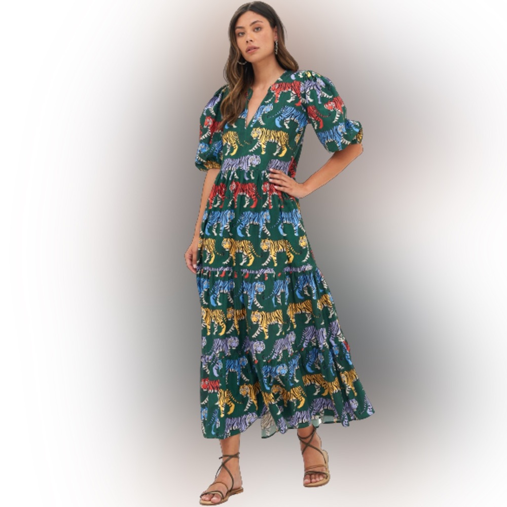 Oliphant Puff Sleeve Maxi